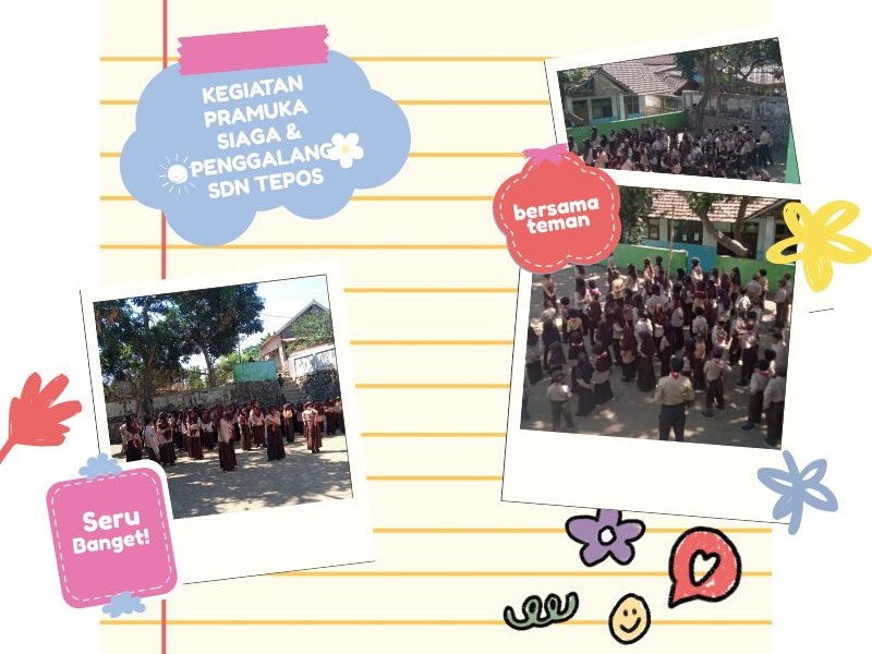 KEGIATAN PRAMUKA SIAGA & PENGGALANG SDN TEPOS